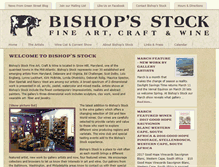 Tablet Screenshot of bishopsstock.com